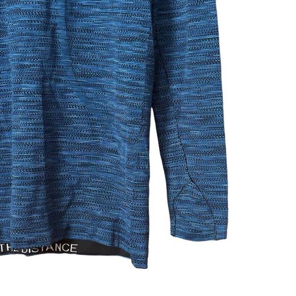 LULULEMON Swiftly Tech Long Sleeve Top Crew Running Heathered Blue size 10 - Picture 8 of 11